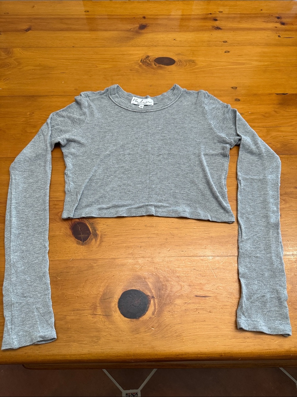 Belen Dylan long sleeve crop top - Picture 5 of 8